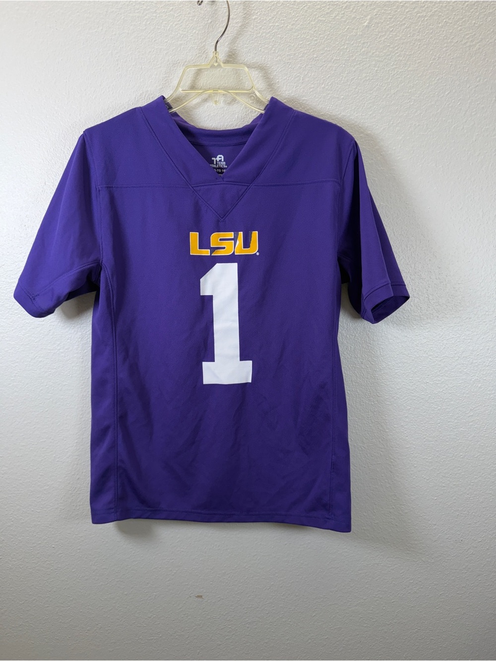 Team Athletics Kids' Purple Jersey Top - XL (14/16)